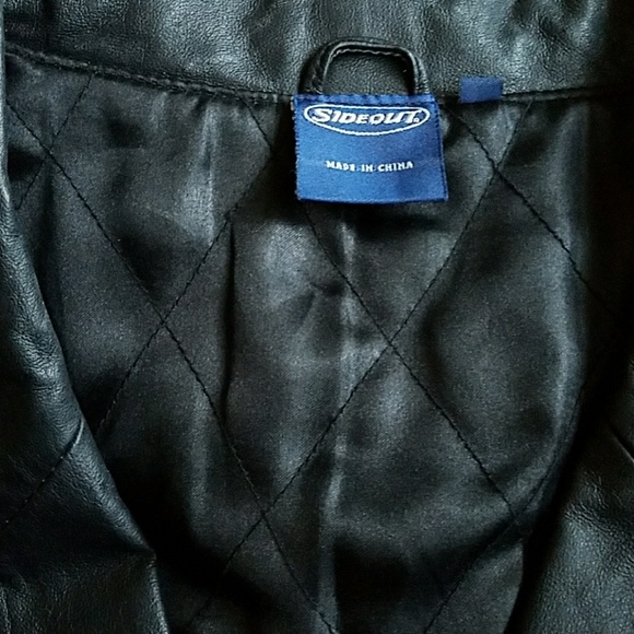 MEN'S LEATHER  BUTTONED DOWN LEATHER JACKET - Picture 8 of 8